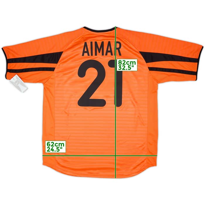 2001-02 Valencia Away Shirt Aimar #21 (XL)