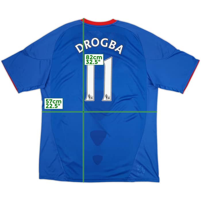2010-11 Chelsea Home Shirt Drogba #11 (XL)