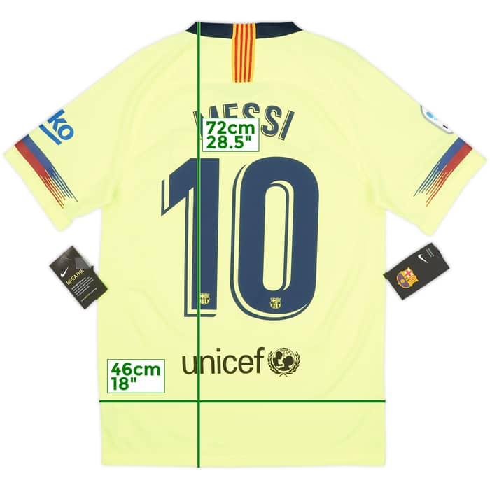 2018-19 Barcelona Away Shirt Messi #10 (S)