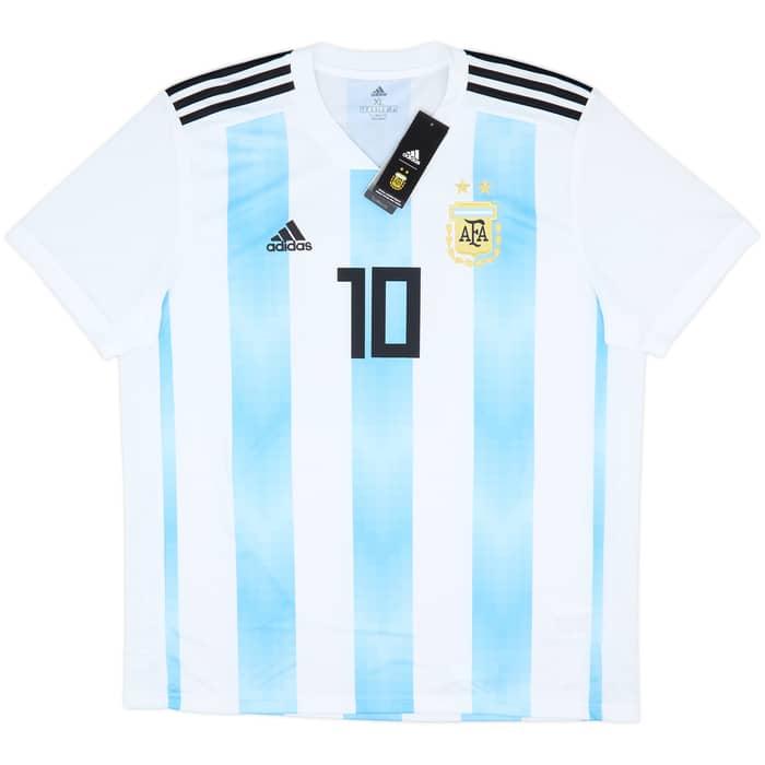 2018-19 Argentina Home Shirt Messi #10 (XL)