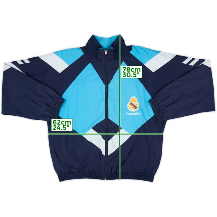 1992-93 Real Madrid Hummel Track Jacket - 8/10 - (XL)
