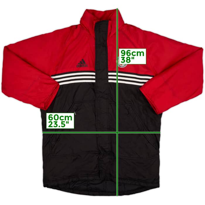 1998-99 Feyenoord adidas Padded Bench Coat - 7/10 - (M/L)