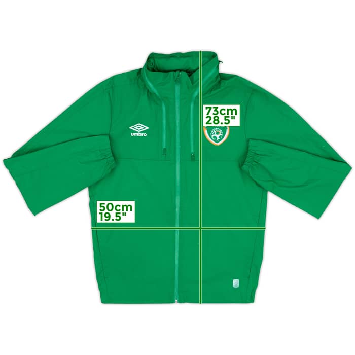 2015-16 Ireland Umbro Hooded Rain Jacket - 8/10 - (S)