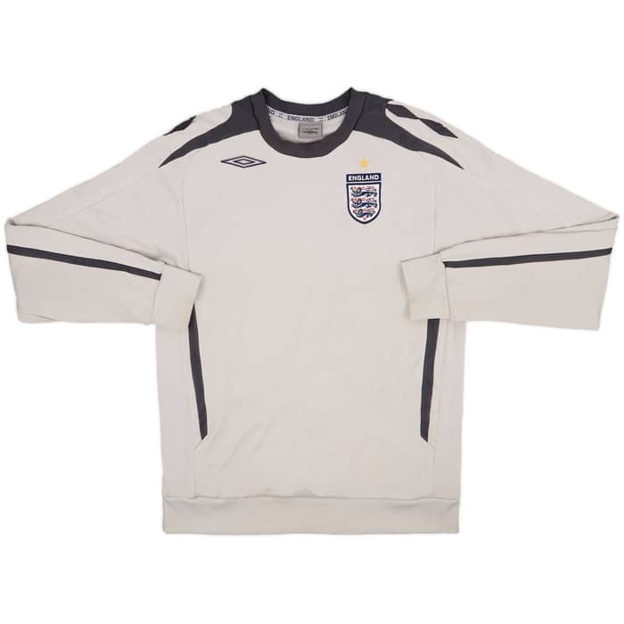 2007-09 England Umbro Sweat Top - 6/10 - (L)