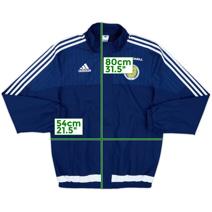 2015-16 Scotland adidas Rain Jacket - 7/10 - (M)