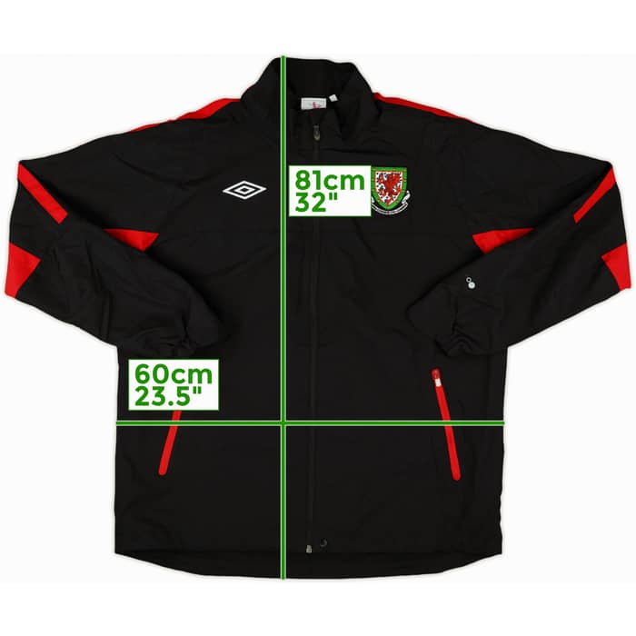 2010-11 Wales Umbro Track Jacket - 8/10 - (L)