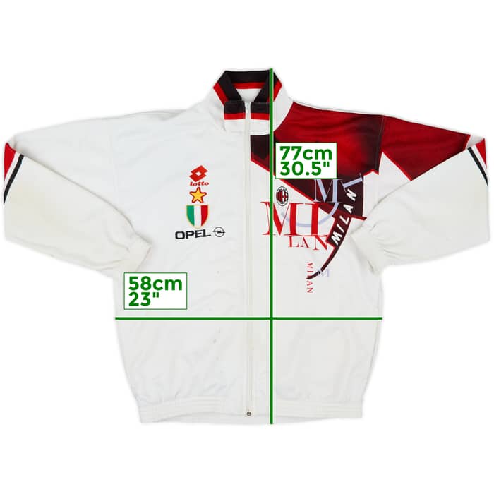1994-95 AC Milan Lotto Track Jacket - 6/10 - (XL)