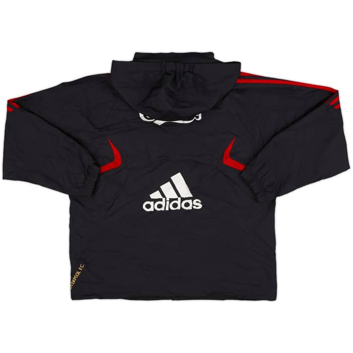 2009-10 Liverpool adidas Hooded Rain Jacket - 8/10 - (M.Boys)
