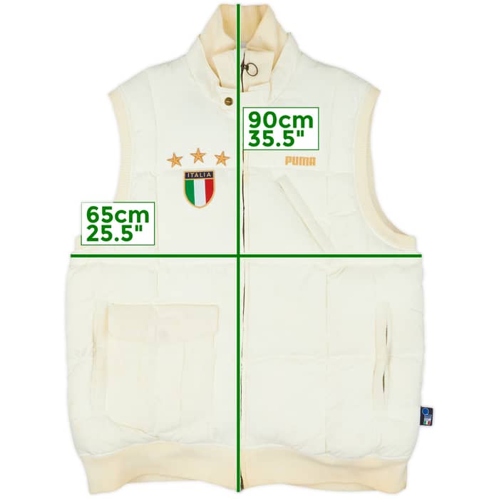 2003-04 Italy Puma Padded Gilet - 5/10 - (XXL)