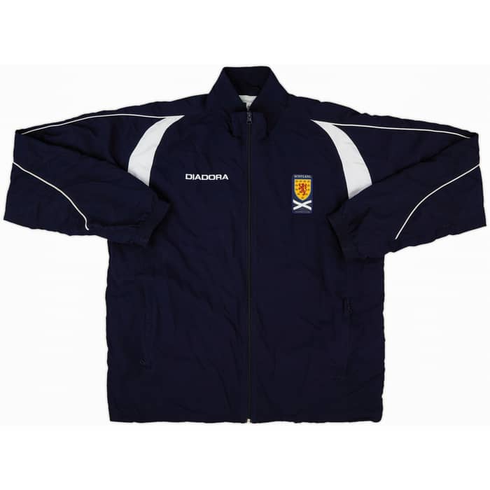 2004-06 Scotland Diadora Track Jacket - 8/10 - (XL)