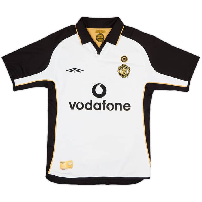 2001-02 Manchester United Centenary Away/Third Shirt Veron #4 - 4/10 - (S)