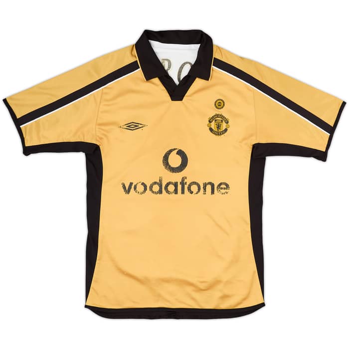 2001-02 Manchester United Centenary Away/Third Shirt Veron #4 - 4/10 - (S)
