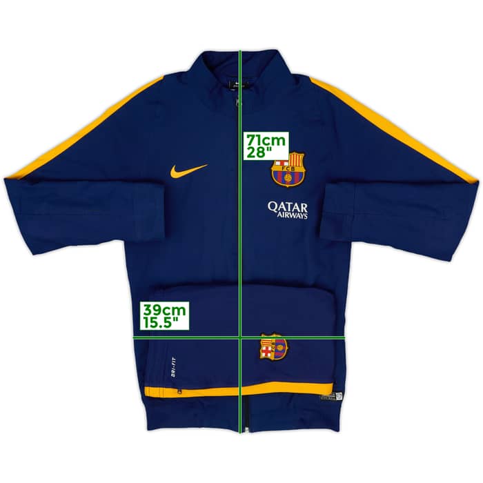2015-16 Barcelona Nike Tracksuit - 7/10 - (S)