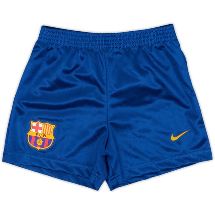 2003-04 Barcelona Home Shirt & Shorts - 9/10 - (XS.Boys)