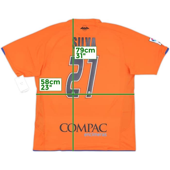 2007-08 Valencia Away Shirt Silva #21 (L)