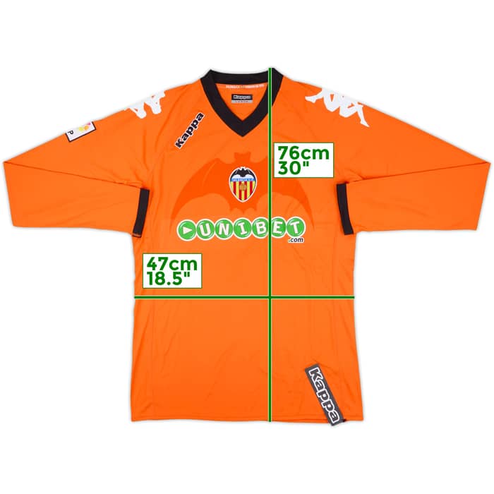 2010-11 Valencia Away L/S Shirt (L)