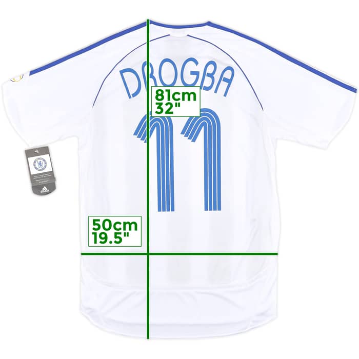 2006-07 Chelsea Away Shirt Drogba #11 (S)