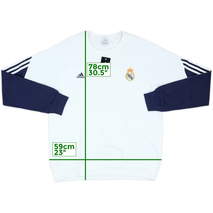 2007-08 Real Madrid adidas Sweat Top (XL)
