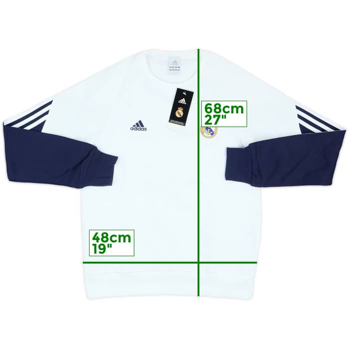 2007-08 Real Madrid adidas Sweat Top (S)