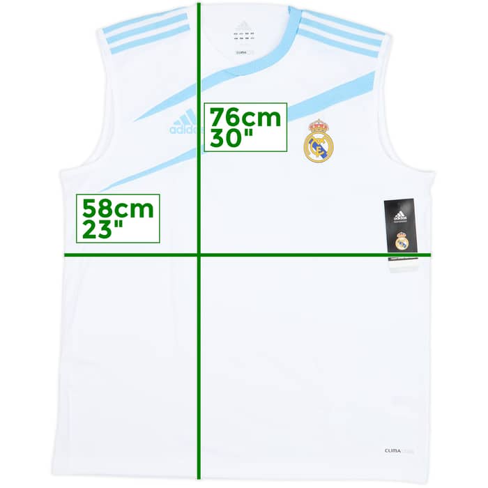 2009-10 Real Madrid adidas Training Vest (L)