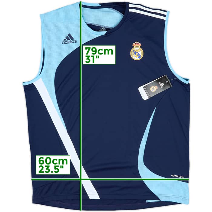 2007-08 Real Madrid adidas Formotion Training Vest (XXL)