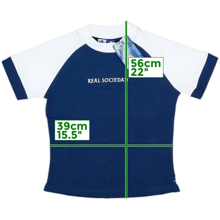 2003-04 Real Sociedad Astore Training/Leisure Tee (M.Boys)