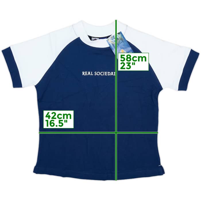 2003-04 Real Sociedad Astore Training/Leisure Tee (XL.Boys)