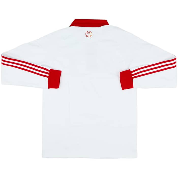 2007-08 Liverpool adidas Rugby Polo L/S Shirt (L)