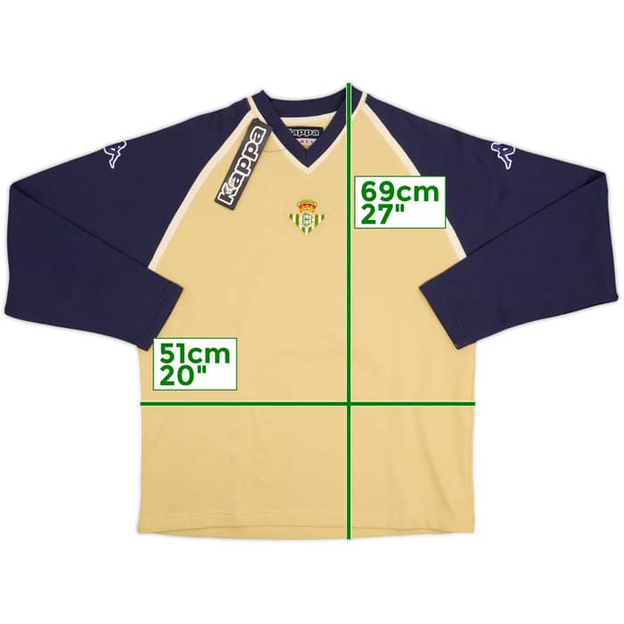 2003-04 Real Betis Kappa Sweat Top (S)