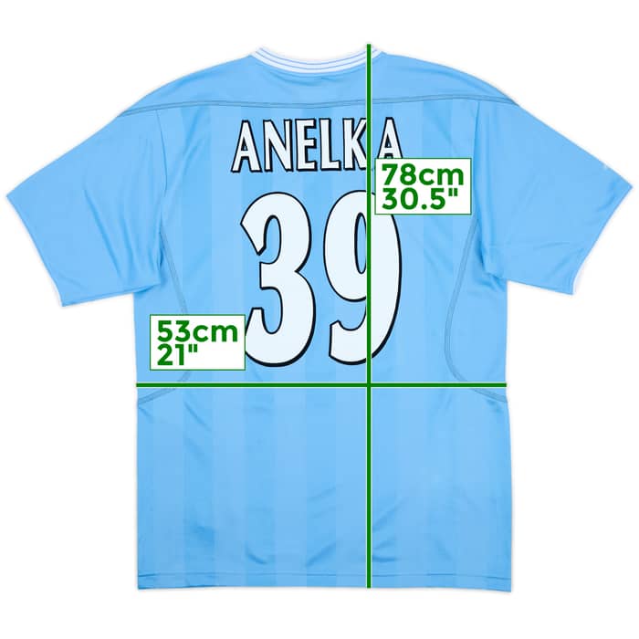2003-04 Manchester City Home Shirt Anelka #39 (M)