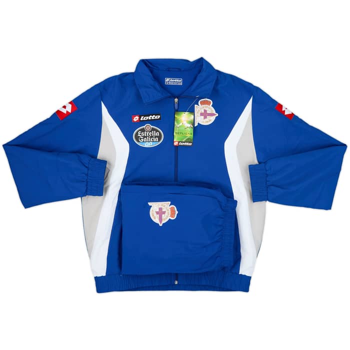 2011-12 Deportivo de La Coruna Lotto Full Tracksuit (M)