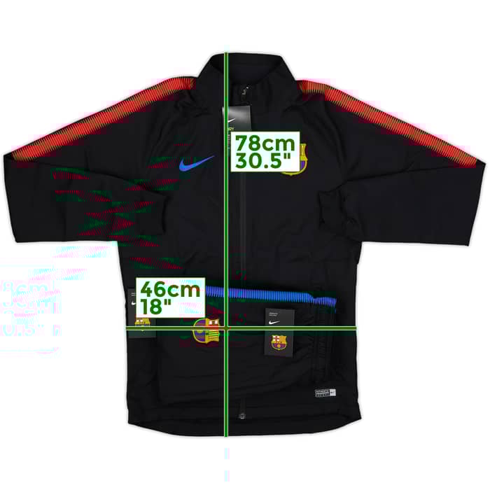2017-18 Barcelona Nike Full Tracksuit (S)