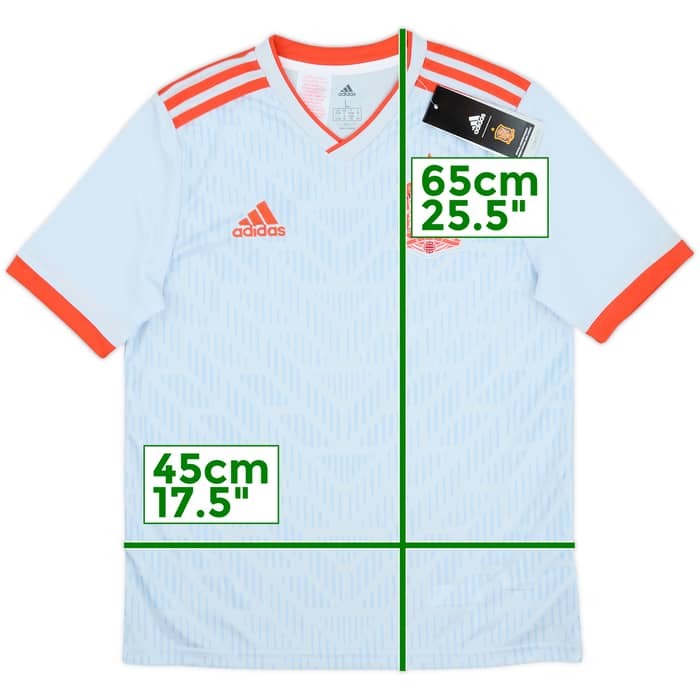 2018-19 Spain Away Shirt (L.Boys)
