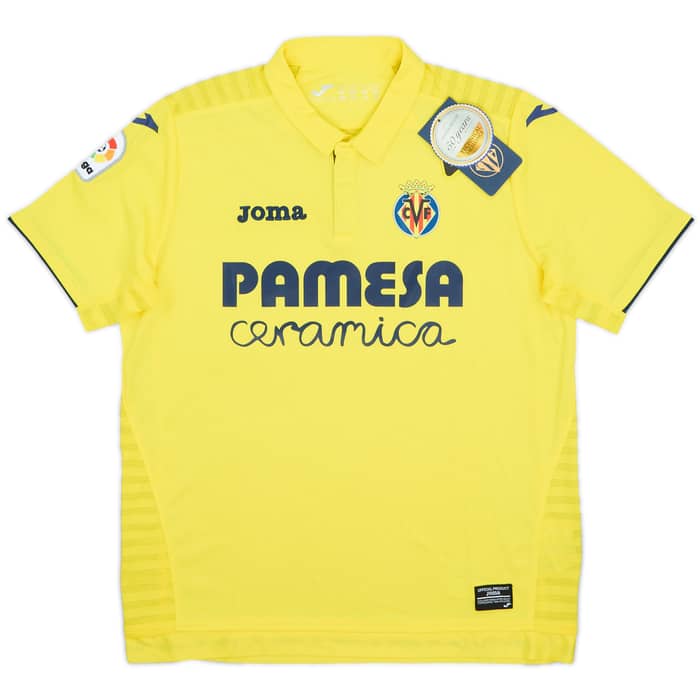 2017-18 Villarreal Home Shirt (L.Boys)