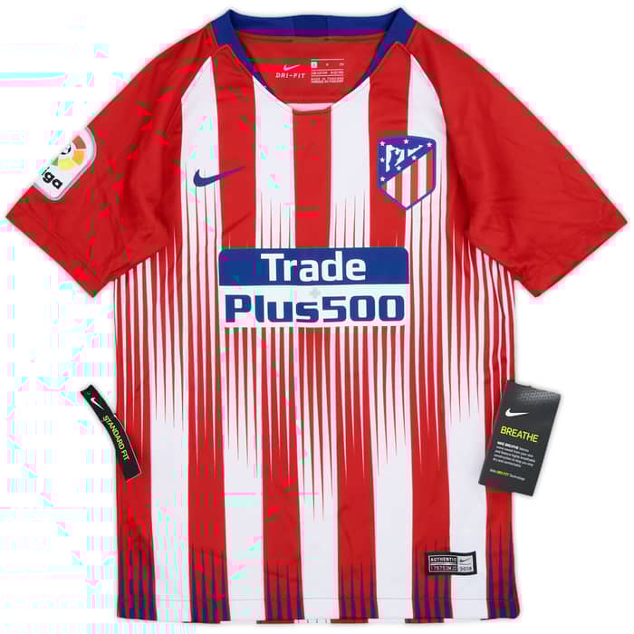 2018-19 Atletico Madrid Home Shirt (S.Boys)