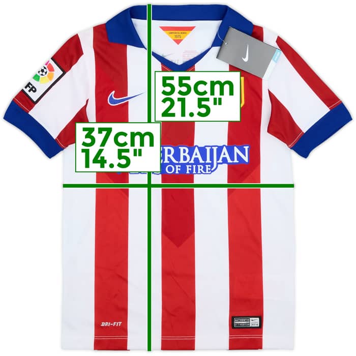2014-15 Atletico Madrid Home Shirt (S.Boys)