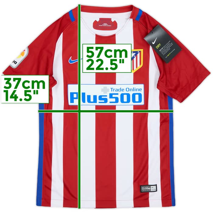 2016-17 Atletico Madrid Home Shirt (S.Boys)