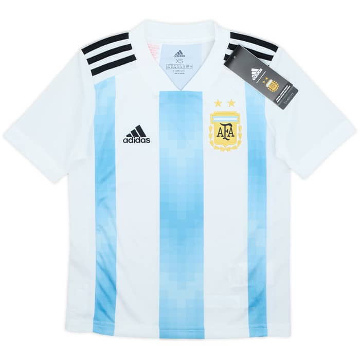 2018-19 Argentina Home Shirt (7-8 Years)