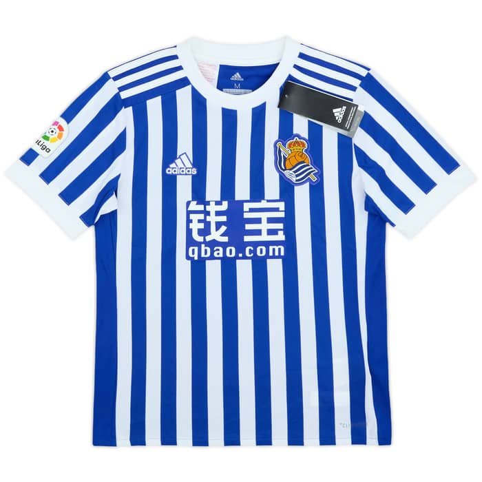 2017-18 Real Sociedad Home Shirt (M.Boys)