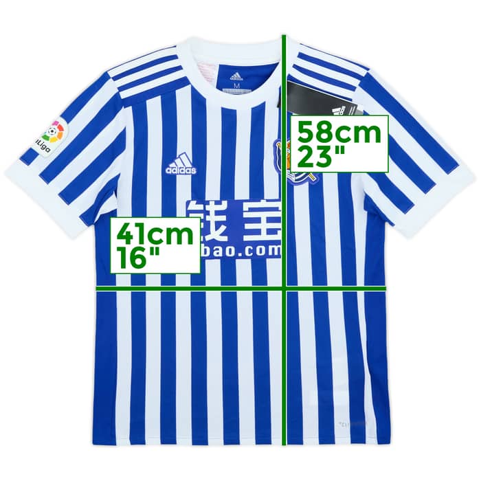 2017-18 Real Sociedad Home Shirt (M.Boys)