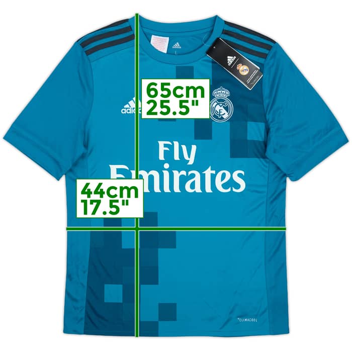 2017-18 Real Madrid Third Shirt (L.Boys)