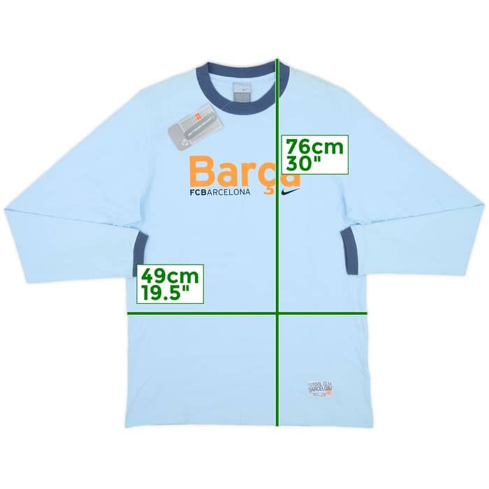 2005-06 Barcelona Nike Cotton L/S Tee (M)