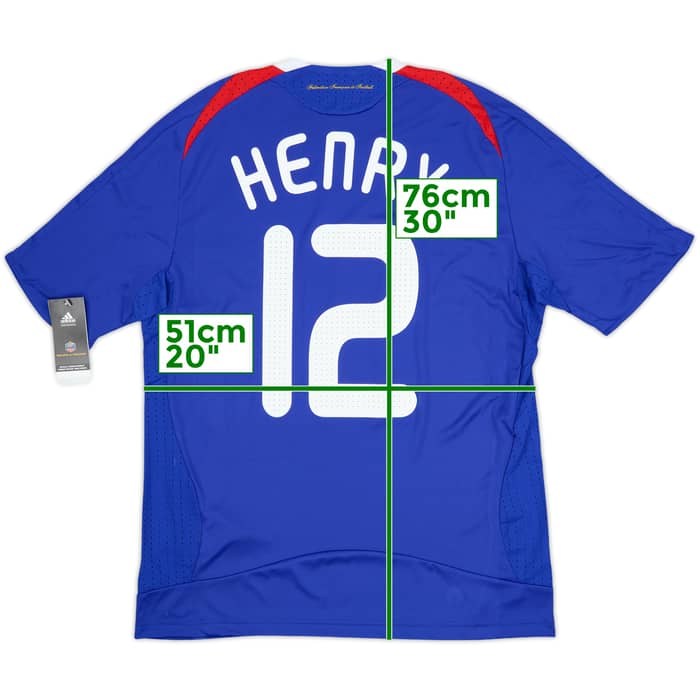 2007-08 France Home Shirt Henry #12 (M)