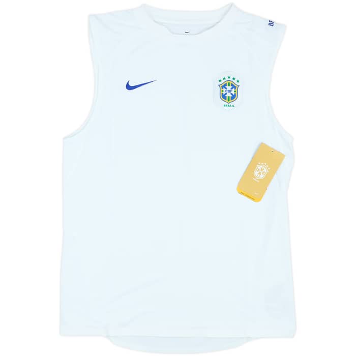 2006-07 Brazil Player Issue Nike Training Vest (S)