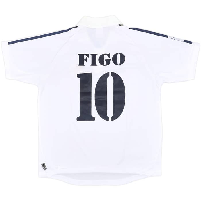 2001-02 Real Madrid Home Shirt Figo #10 (S)