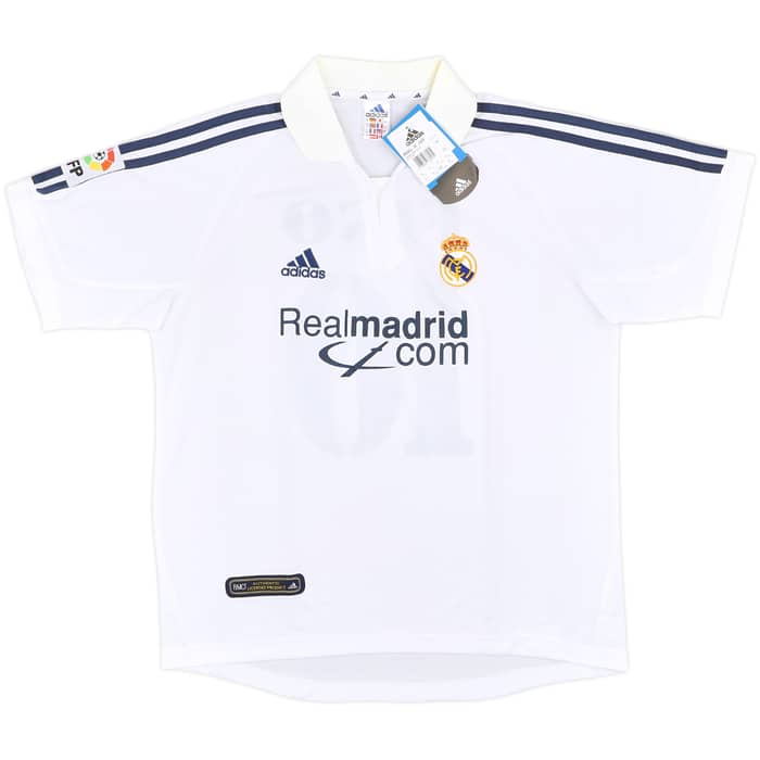 2001-02 Real Madrid Home Shirt Figo #10 (S)