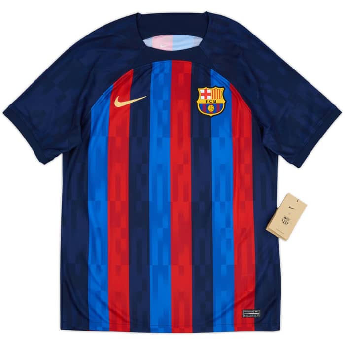 2022-23 Barcelona Home Shirt Lewandowski #9 (M)