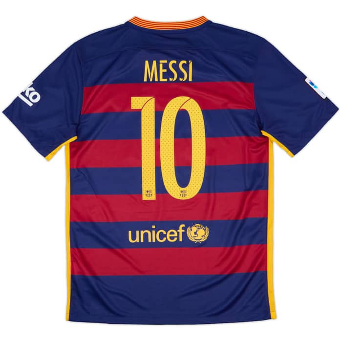 2015-16 Barcelona Home Shirt Messi #10 (M)