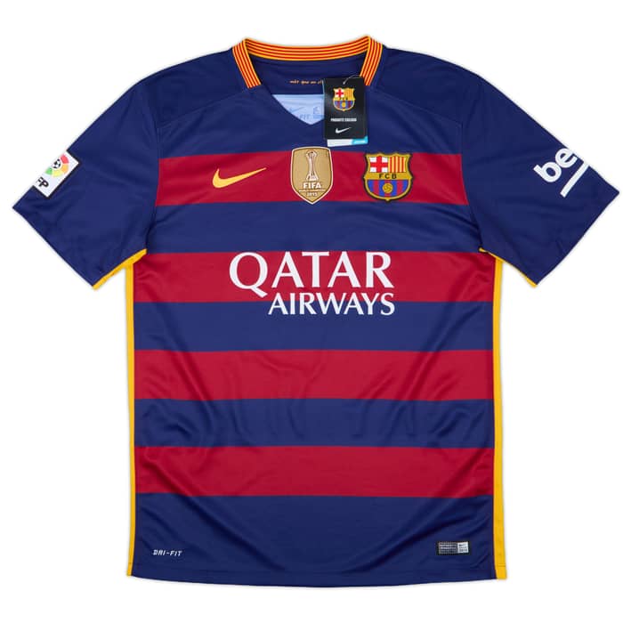 2015-16 Barcelona Home Shirt Messi #10 (M)