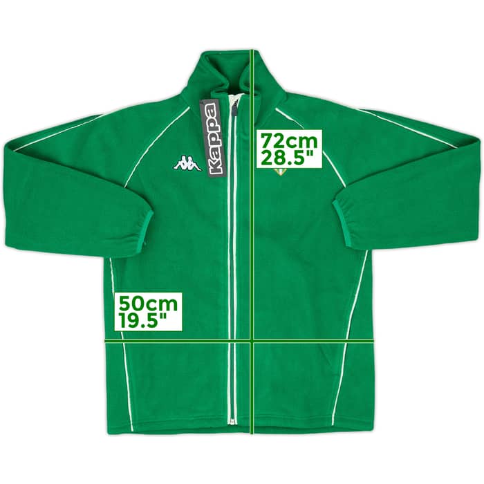 2005-06 Real Betis Kappa Fleece Jacket (XL.Boys)